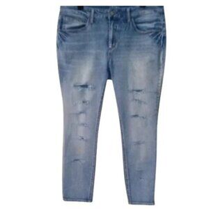 TIME AND TRUE Distressed Skinny Jeans 20P